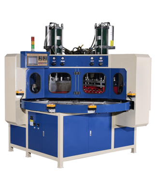 自动转盘4工位热冷压...